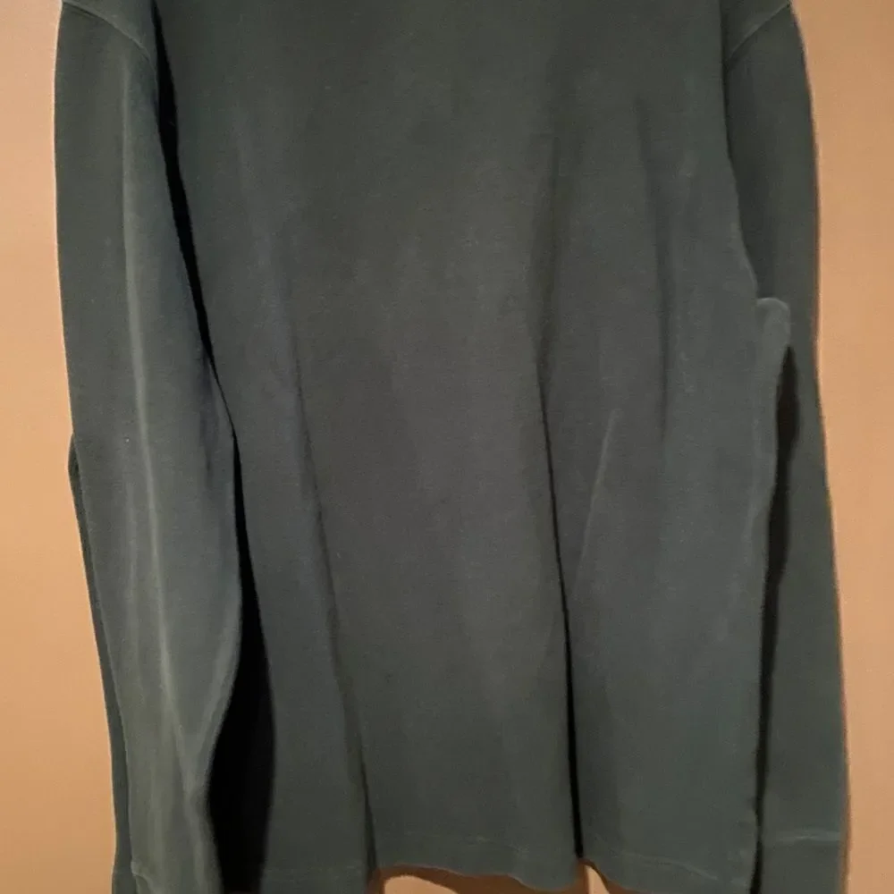 Polo Ralph Lauren Emerald Green Half Zip Pullover Pony Embroidered Size Large